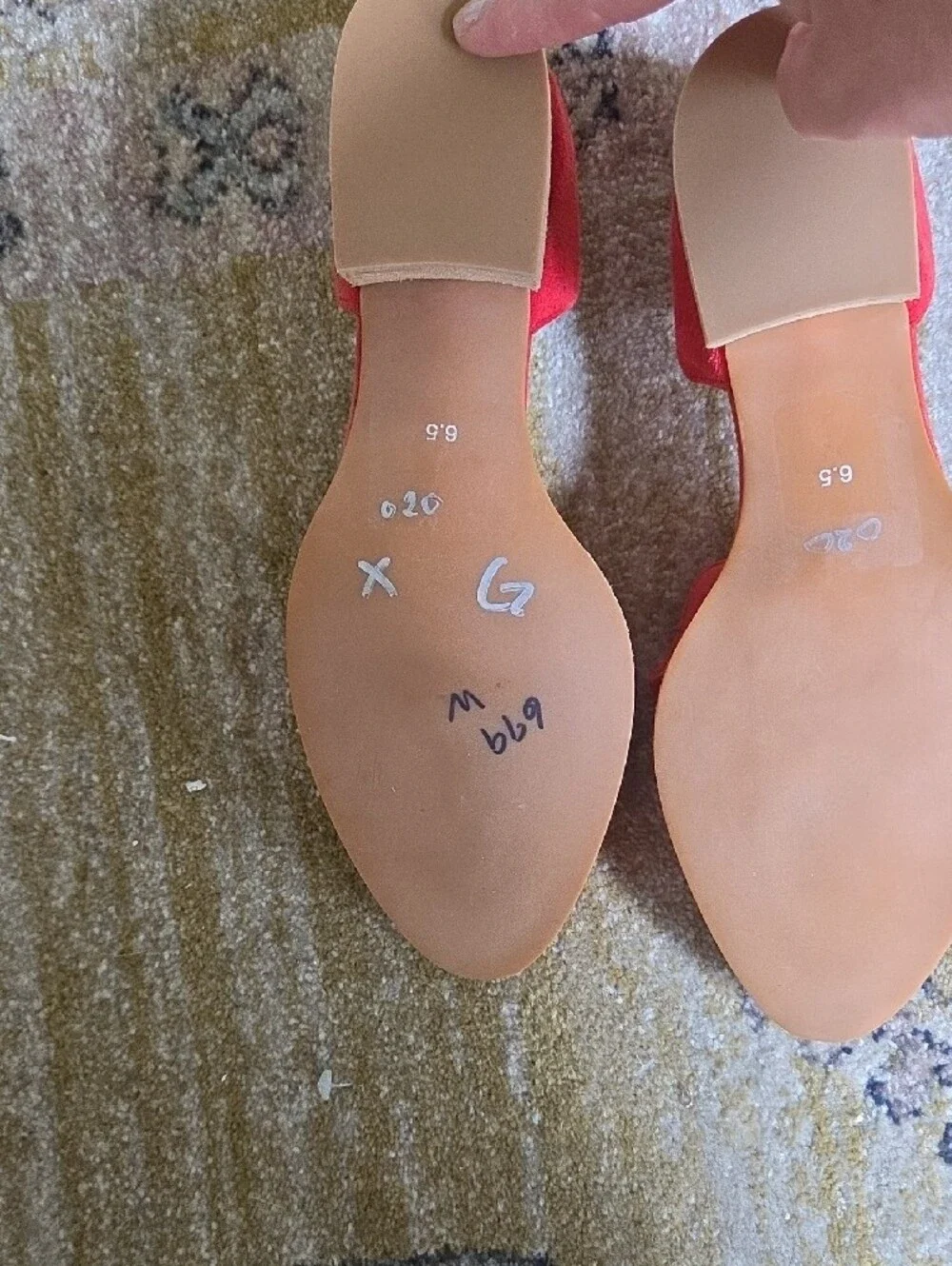 Jeffrey Campbell Red Suede Tassel D'Orsay Pointed Flats